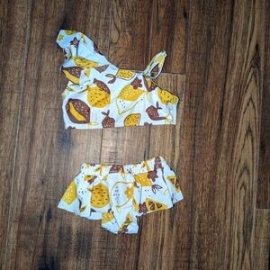 9-12 Girls Shein Swimsuit